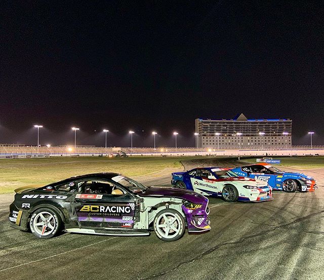That was a wild event here in Texas! Congrats to @chelseadenofa in 1st, @jamesdeane130 in 2nd and @chrisforsberg64 in 3rd at @formulad Round 7! See you at the finals at Irwindale soon.🏼