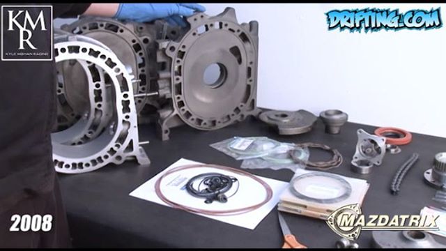 Rotary Tips with @kylemohanracing - 13B Engine Rebuild - Step 1 - 2008 @driftingcom Video