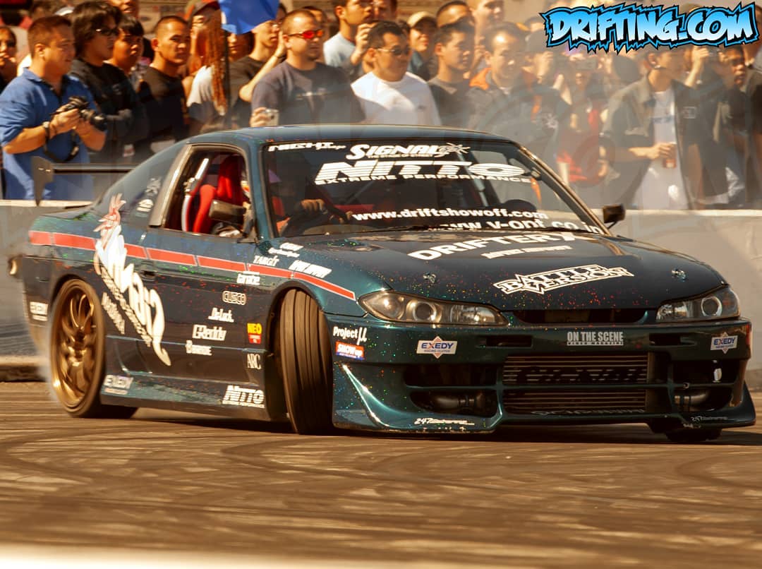 Drifter X / SIGNAL-AUTO at the March 2nd 2003 Drift Showoff at Irwindale Speedway - Photo by Alex