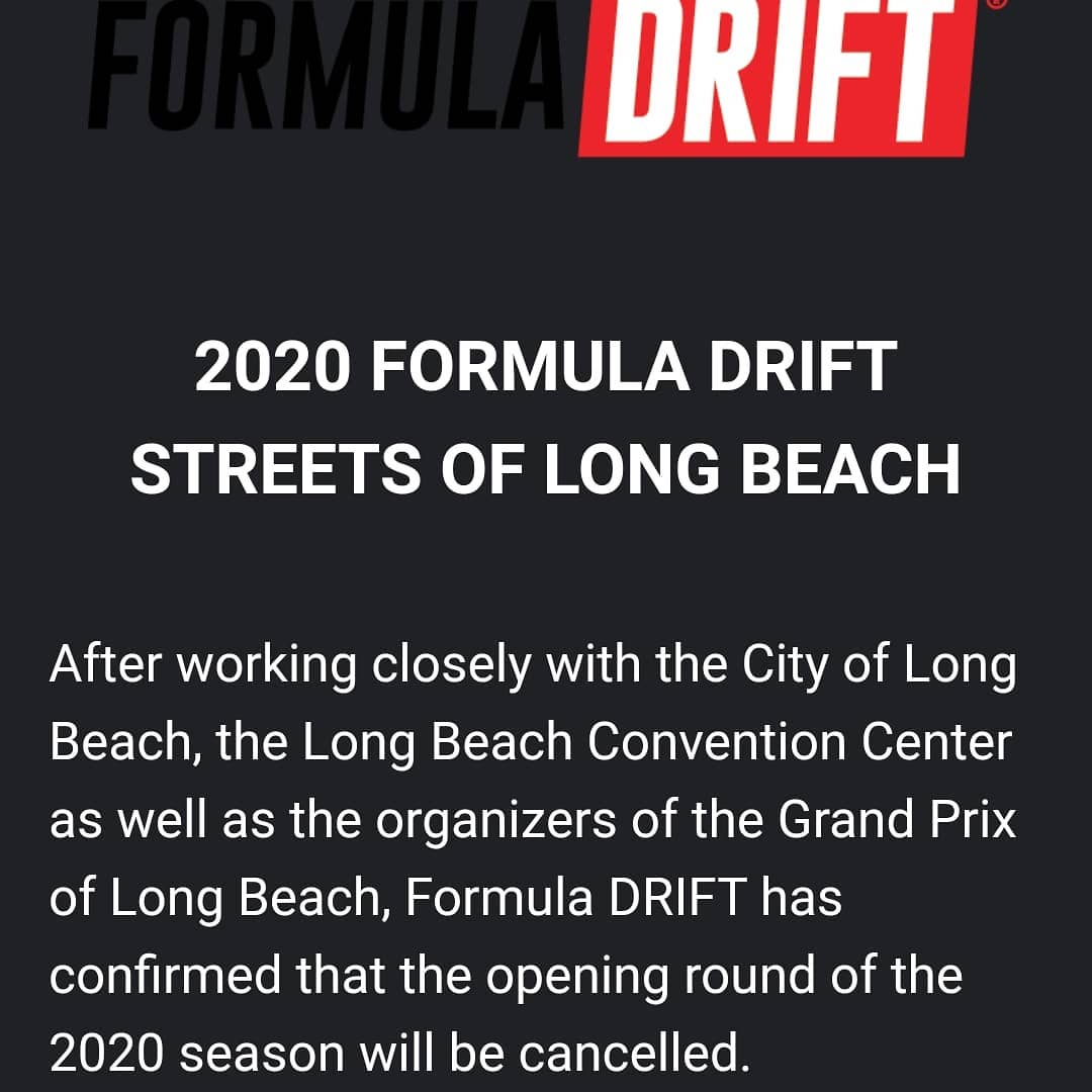 Formula Drift Long Beach Cancelled