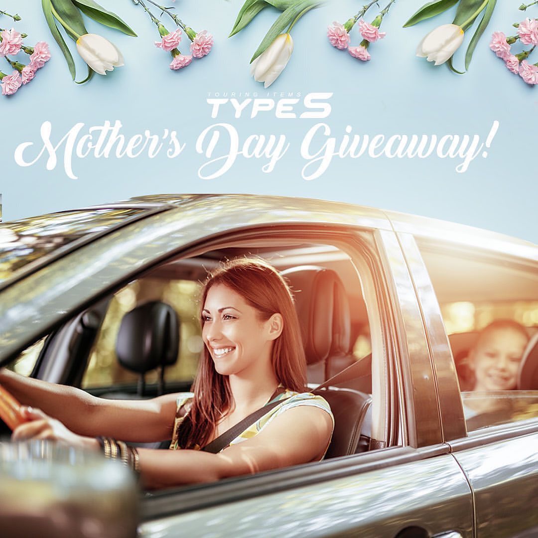 GIVEAWAY  Win Mom an awesome gift with @TypeSAuto!

Show your mom (or a mother figure in your life) appreciation this The rules to enter are simple:

1️⃣ Follow @TypeSAuto on Instagram
2️⃣ Post a photo of you and your mom. In the caption, share your favorite memory of being on the road together. Whether it’s the time you went on a road trip, or the very first time she taught you to drive, we want to hear your story!
3️⃣ Tag @TypeSAuto and use the hashtag #TYPESMothersDay!

Visit @TypeSAuto for full info. Good luck!