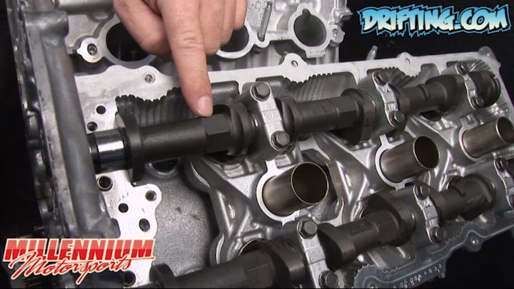 Machined  Flats to Rotate the Camshaft - Engine Rebuild by @millennium_motorsports