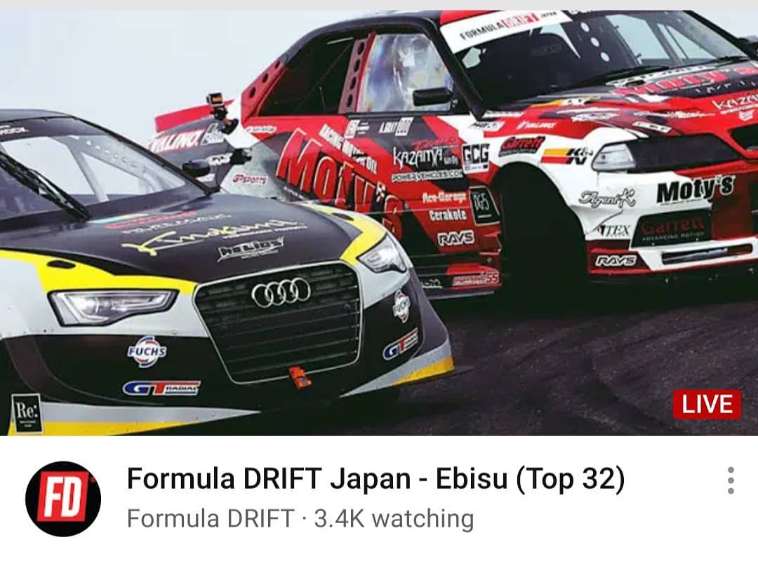 2020 Formula Drift Japan Ebisu Top 32 Live Video