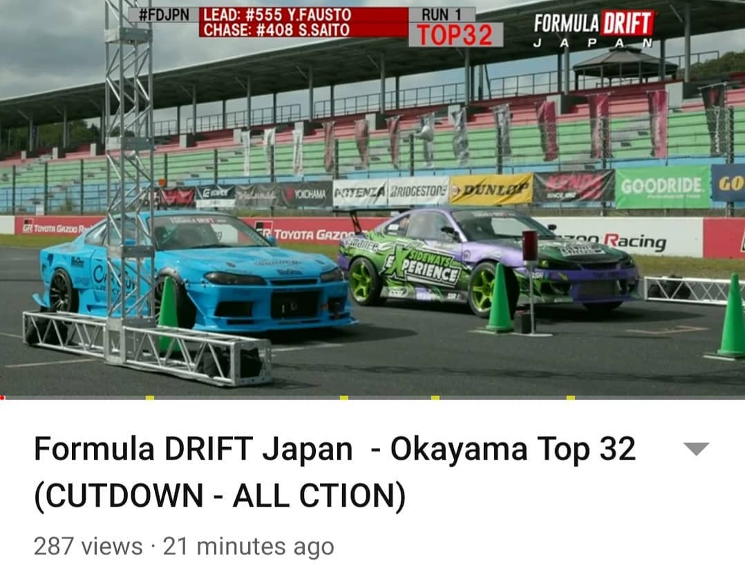 Formula Drift Japan Okayama Top 32 Video