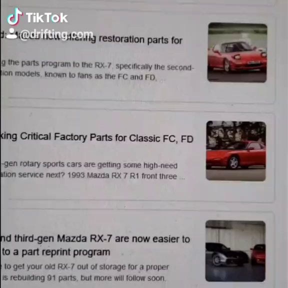 Mazda's RX7 Restoration Parts Program is Expanding
