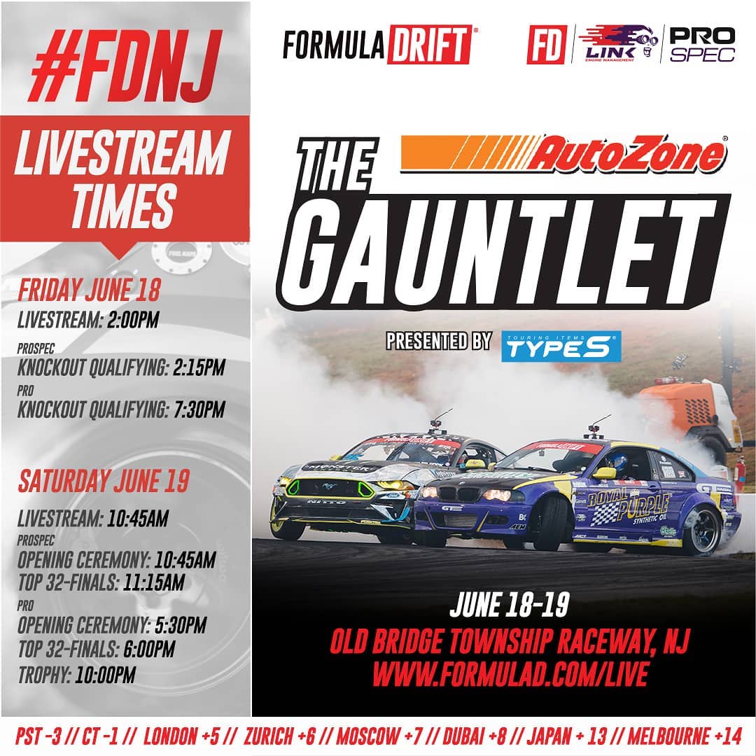 Formula Drift Round 2 2021 Live Stream Schedule