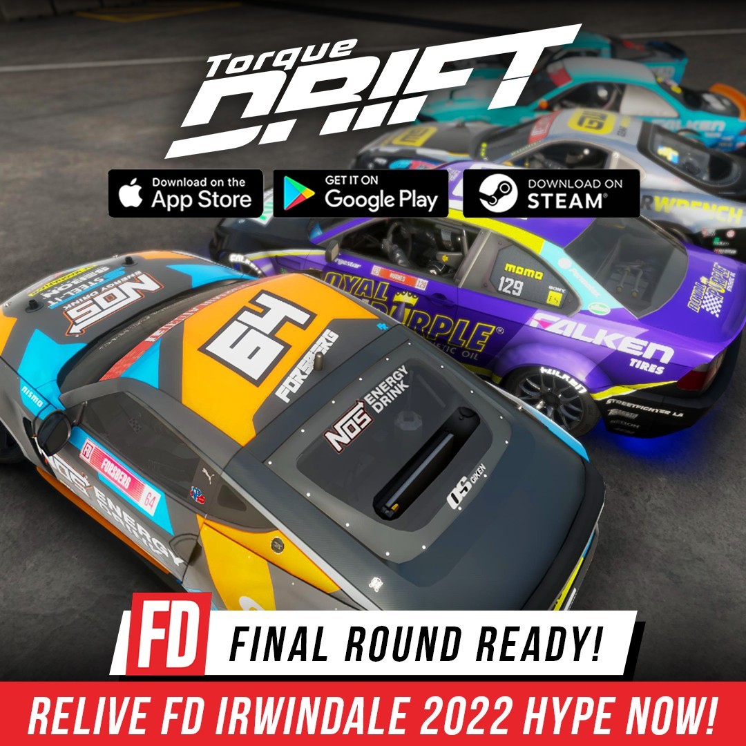 That’s a wrap on FD Season 2022! Last chance to complete exclusive Irwindale challenges and earn FD rewards in @TorqueDrift. Re-live the TITLE FIGHT hype and dominate the final round for a limited time NOW on Mobile & PC!
