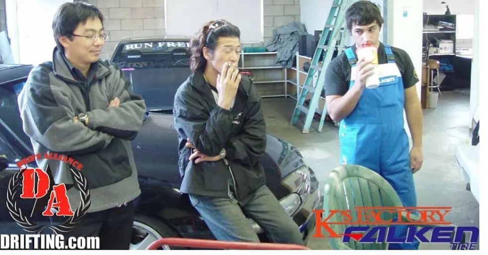 2004 Photo , Tony Angelo and Koguchi .. during the RX7 Build