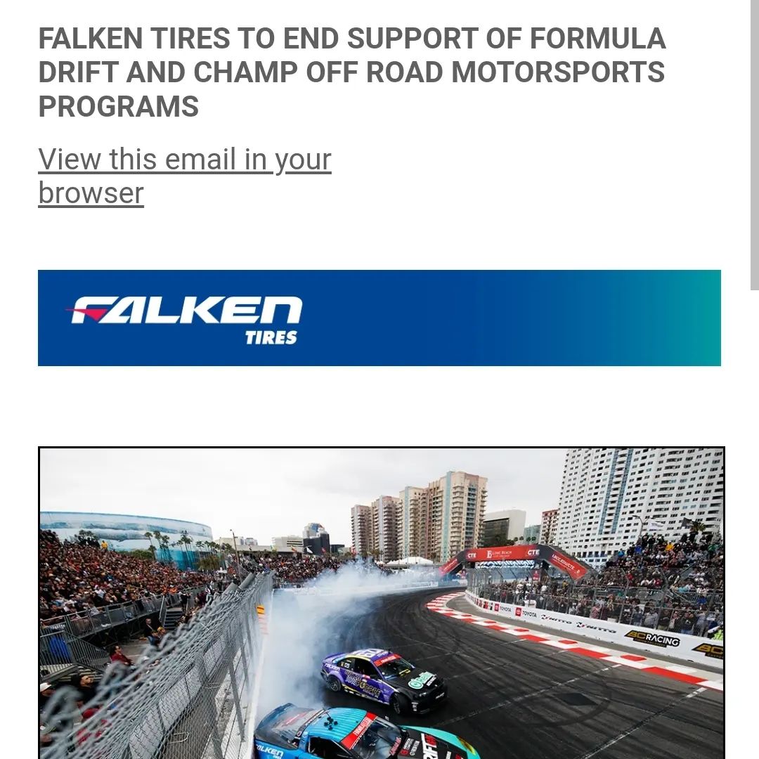 Falken To End Support Of Formula Drift & Champ Off Road Programs