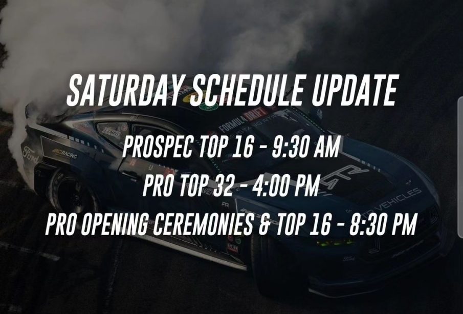 Formula Drift Live Stream Schedule