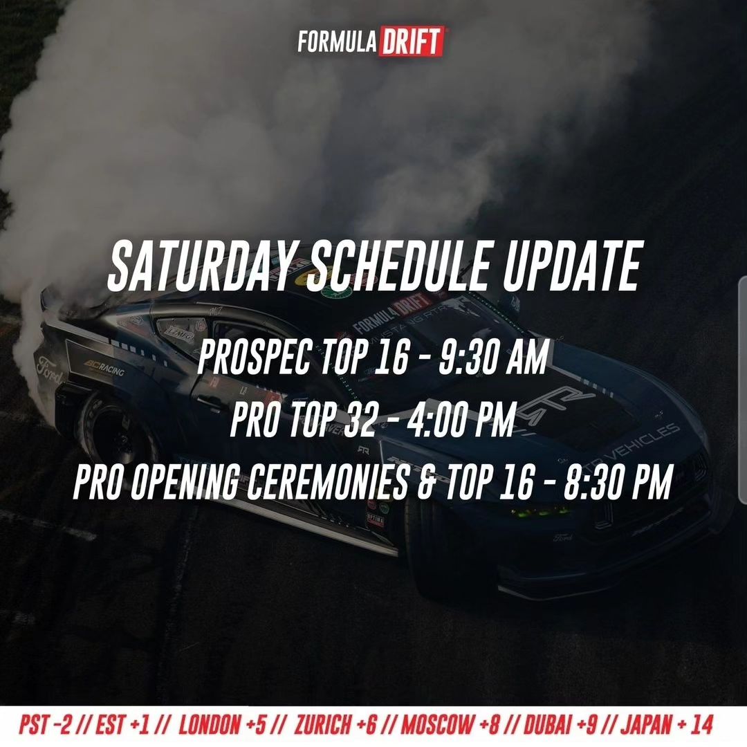 Formula Drift Live Stream Schedule