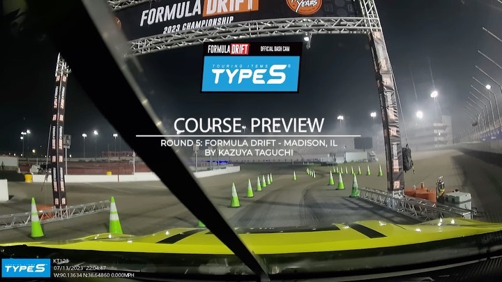 Your Course Preview with Qualifier @Kazuya_Taguchi123!

Powered by @TypeSAuto - The Official 4K Dashcam of Formula DRIFT