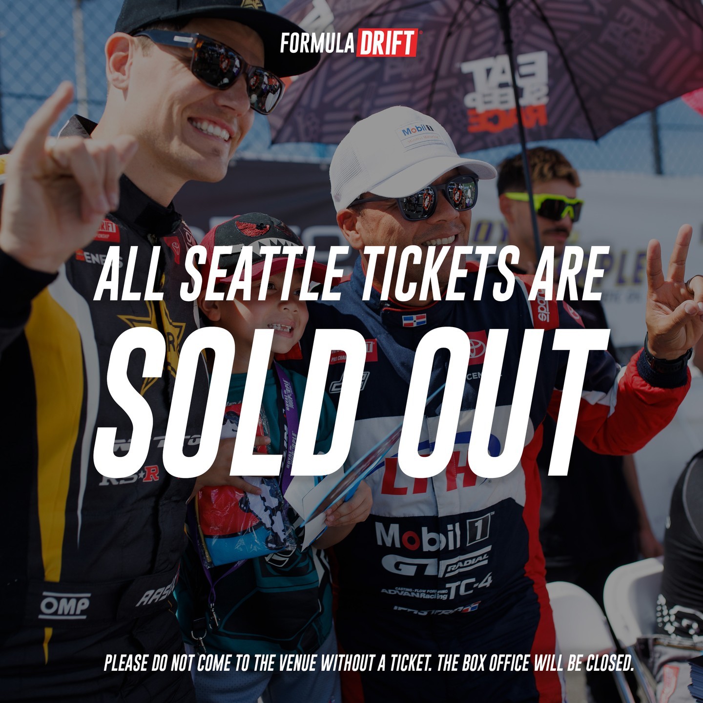 Thank you Seattle for your continued incredible support! 

We are SOLD OUT for RD 6 at Evergreen Speedway today.
