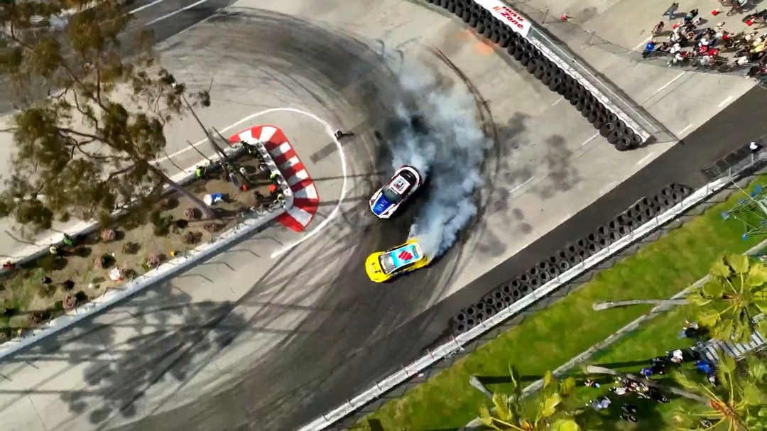 Flashback to the first smoke of the season at Long Beach.

@JCastroRacing | @ToyotaRacing vs @RyanTuerck | @RockstarEnergy