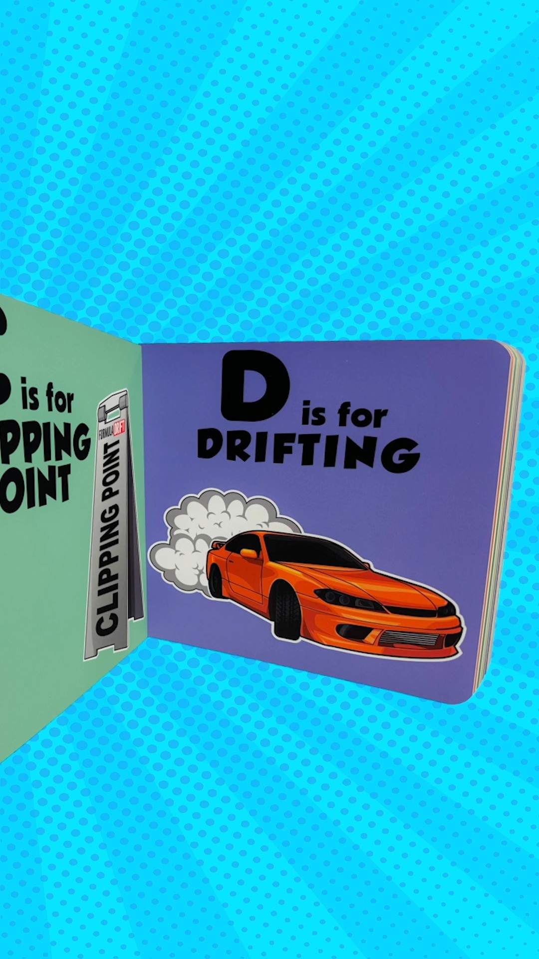 For the little Champion in your life – 'Formula Drift Edition ABC's For Future Drifters Book'. A blend of education and excitement, perfect for young minds.

Spark your child's love for cars: (link in bio)