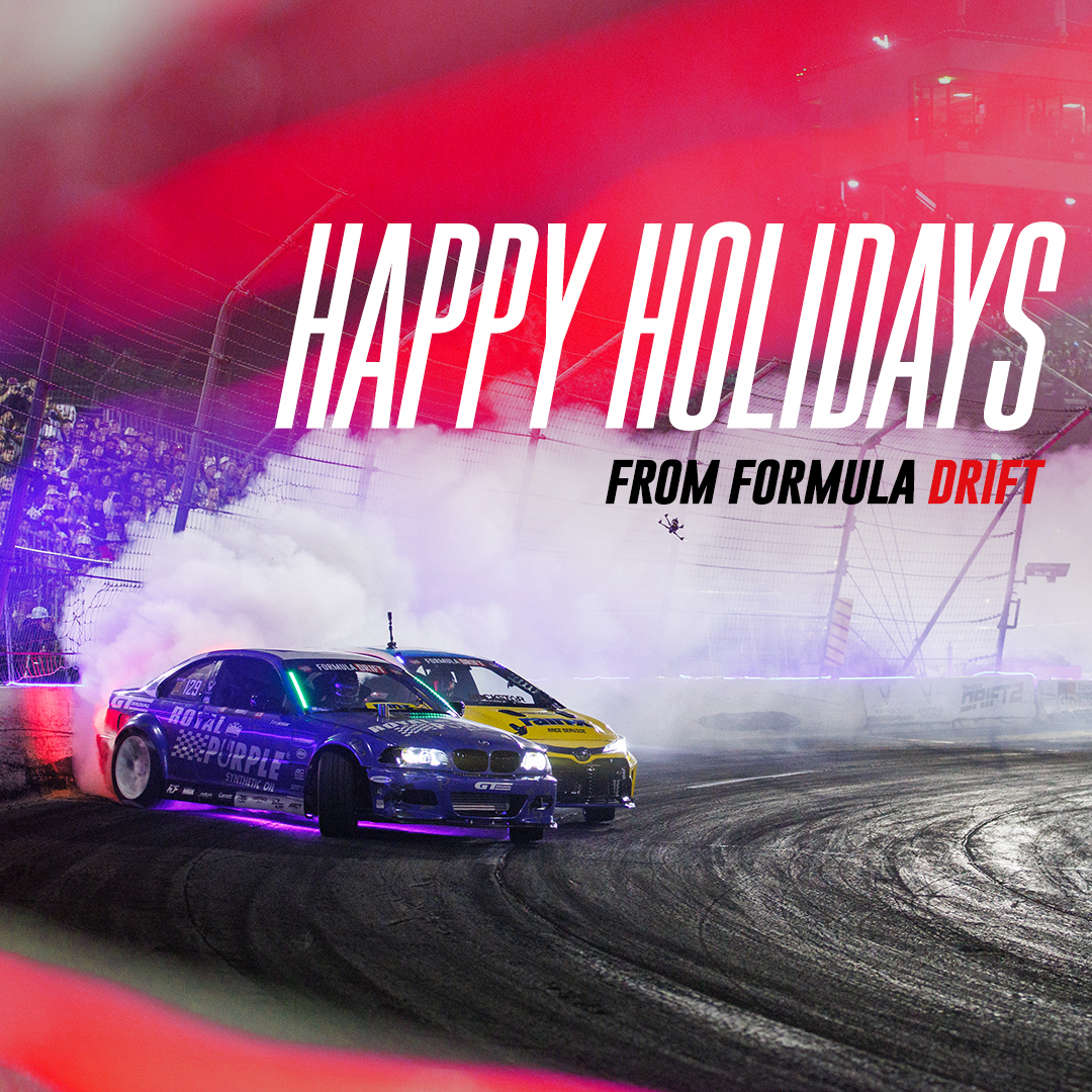 Merry Christmas to you all! 🥳

From all of us at Formula DRIFT, we wish you a very lovely festive day! ☃