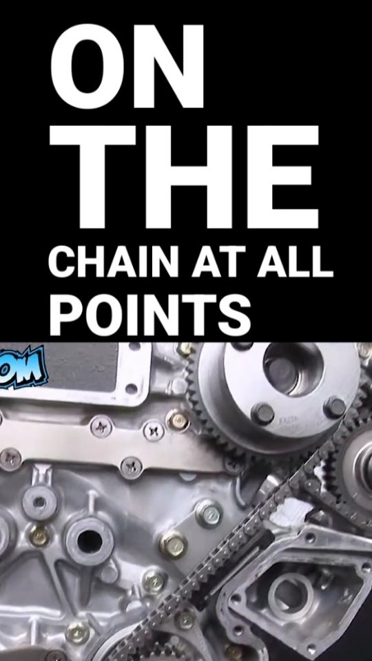 VQ35DE 350Z / G35 - Verify Marks on the Timing Chain / Gears

So now that we've got all the guides and tensioners on we're going to double verify all of our marks on the chain and the gears the crankshaft and once that's done then we can remove the pin from the tensioner and now we can safely roll the motor over and you can hear the tensioner adjusting itself out to now take up the slack so now there's tension on the chain at all points