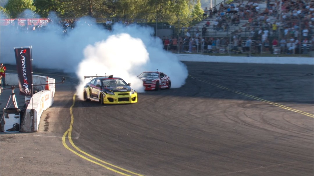 Rewinding the clocks - @TannerFoust ⚔️ @FredricAasbo at Evergreen Speedway.