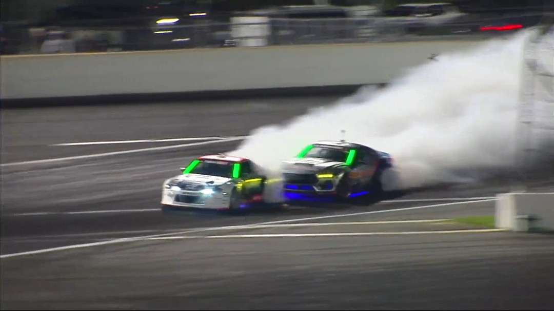 Two heavy-hitters faceoff at Irwindale.

@OdiDrift | @GTRadialUSA vs @JamesDeane130 | @TypeSAuto