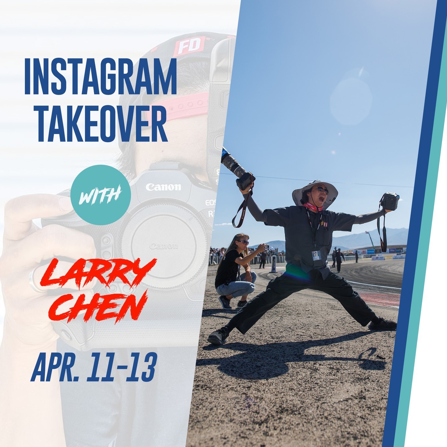 At the wheel on our Instagram Feed for RD1: it's a @Larry_Chen_Foto takeover! 📸

Stay tuned for behind-the-scenes action all day long.