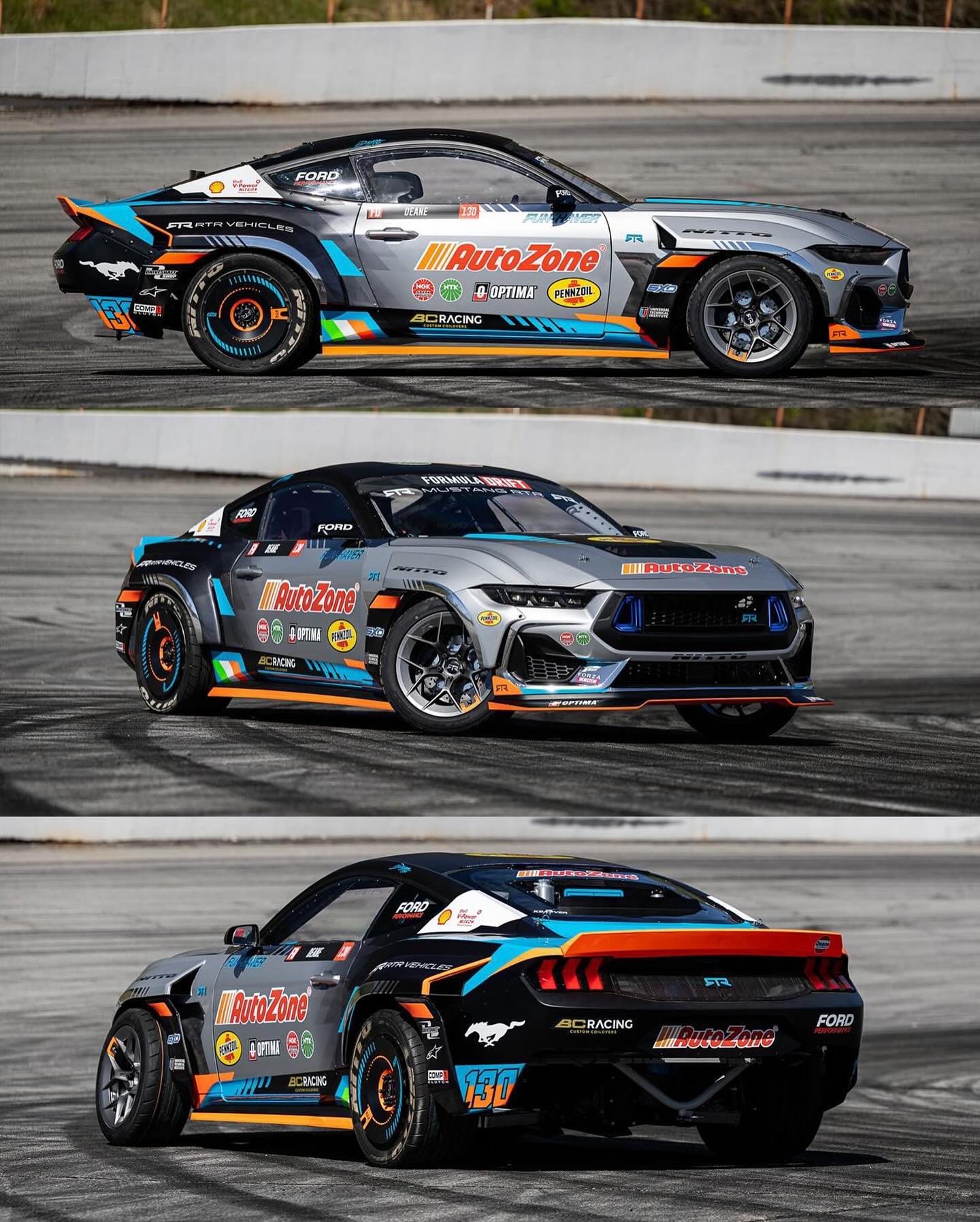 Hungry for more. @JamesDeane130’s @AutoZone | @FordPerformance RTR Spec 5-FD Mustang.