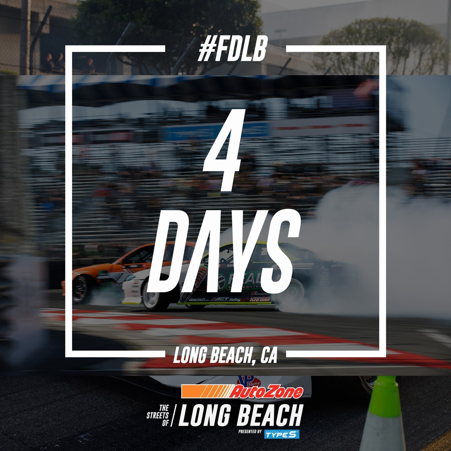 The 2024 FD season kicks off THIS WEEK! 

Tickets available now to the @AutoZone Streets of Long Beach Presented by @TypeSAuto: (link in bio)