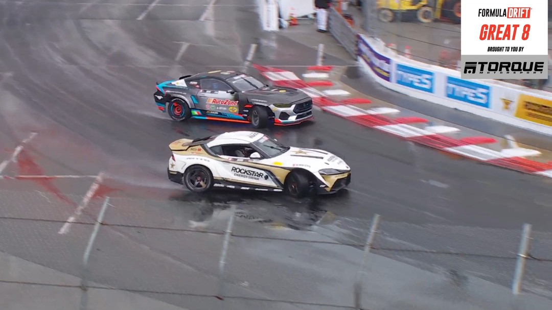 Two of the very best go head-to-head in the rain ️ OMT run between @JamesDeane130 & @FredricAasbo

Presented by @TorqueMotorsport.io