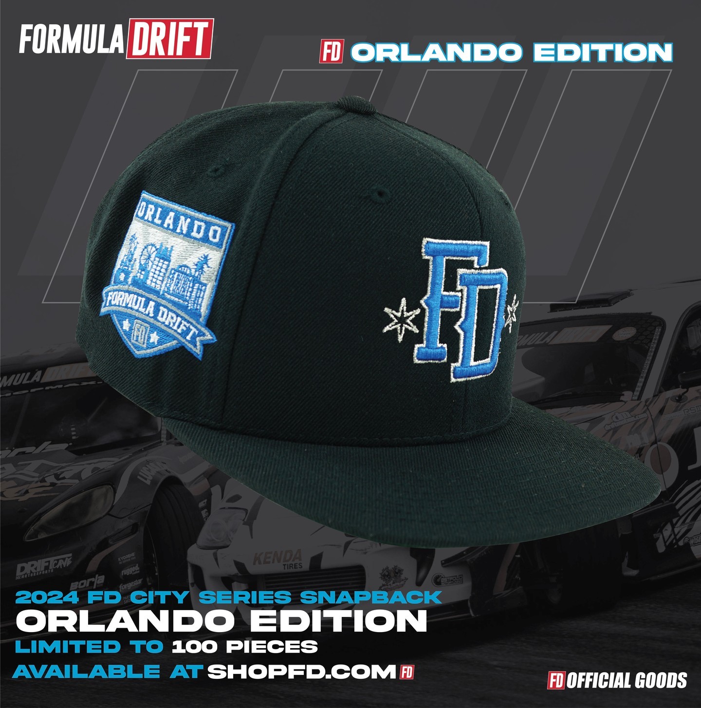 Own a piece of Formula DRIFT history with our Orlando Edition snapback. Limited to just 100 pieces.

Available now: (link in bio)