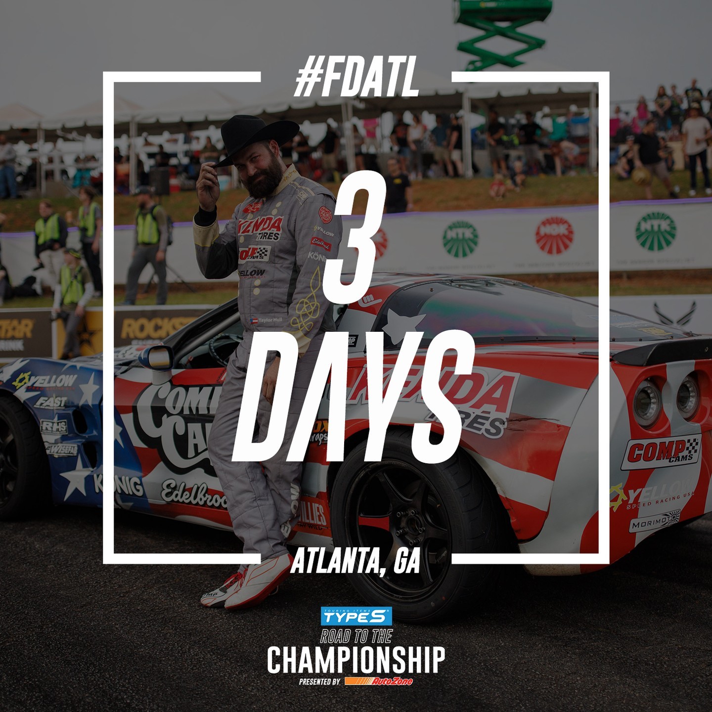 The action kicks off in ATLANTA in just 3 days! We can't wait.