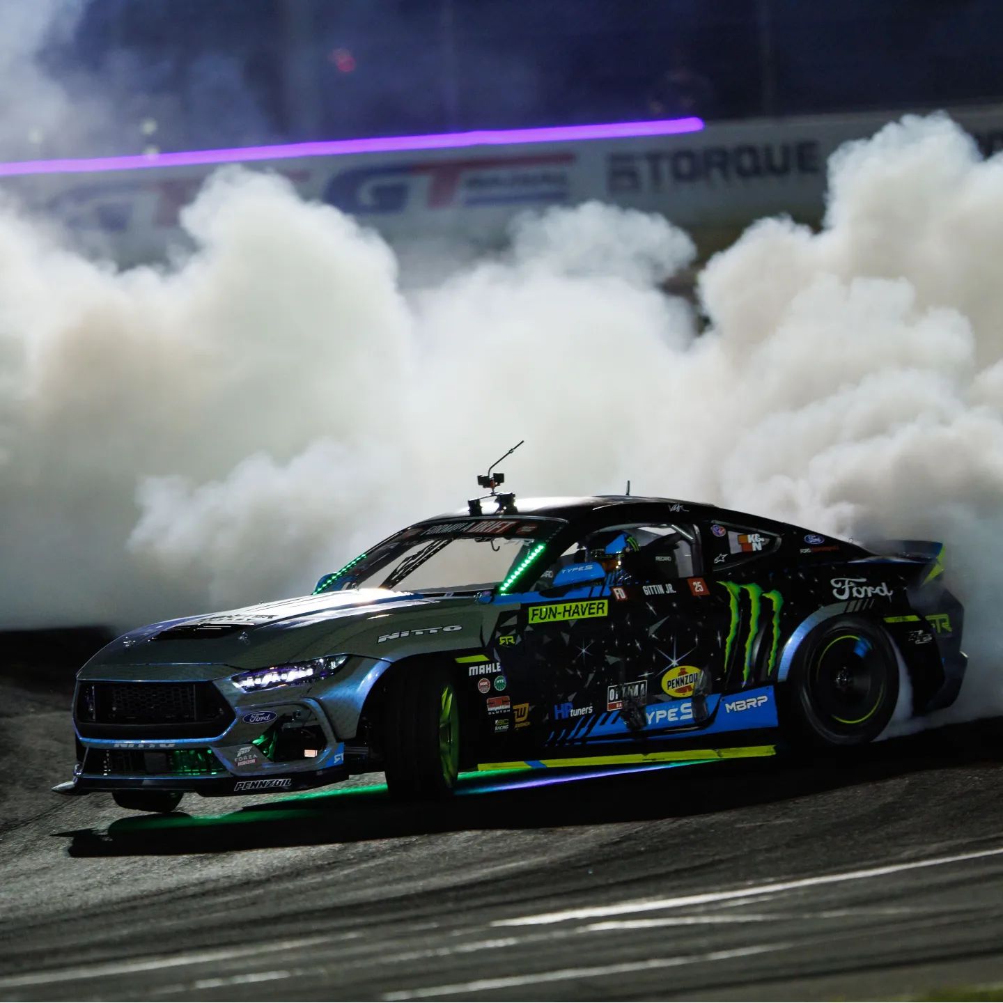 This time last year. RTR boss man, @vaughngittinjr came in and swept the event by qualifying first and taking the dub!

We're one day from action on track here at @roadatlanta, lezgo!