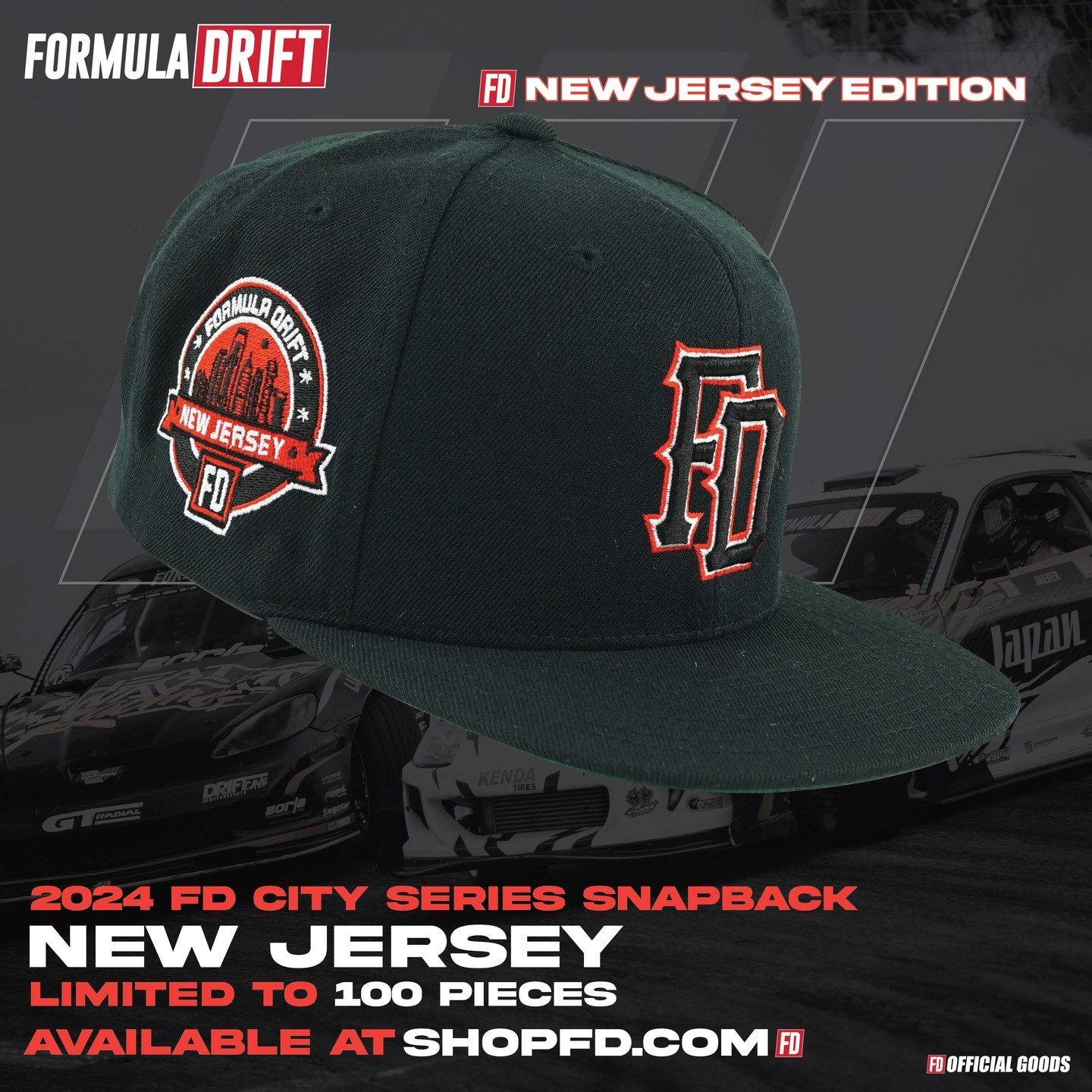 Exclusive: Limited to 100 pieces, our custom snapback cap for THE GAUNTLET with the FD logo and NJ skyline is available now.

Snag yours at shopfd.com