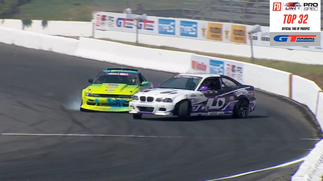 PROSPEC Top 32 matchup between @rudyhansen119 & @joshlovesdrifting

Presented by @GTRadialUSA