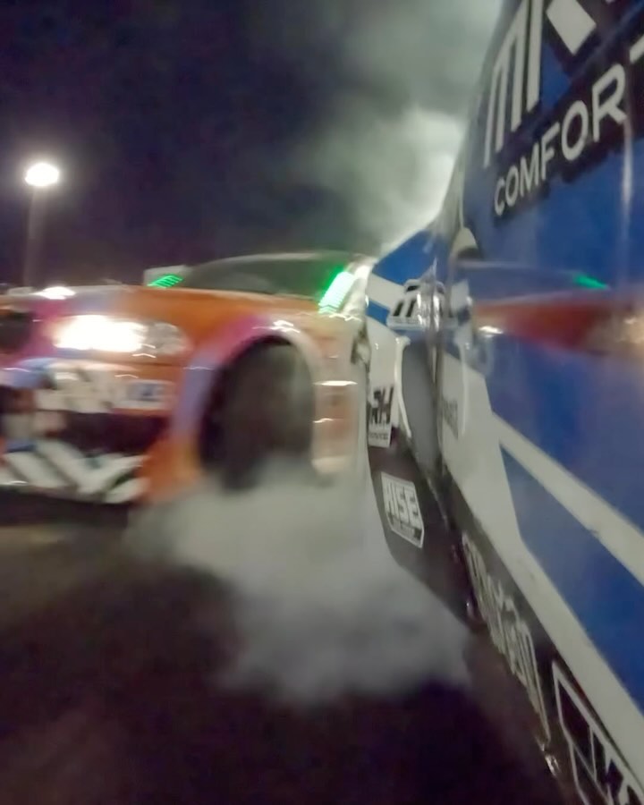 Shot on @GoPro - @HateleyDrift gives chase to @JonathanCash16 last night in E-Town