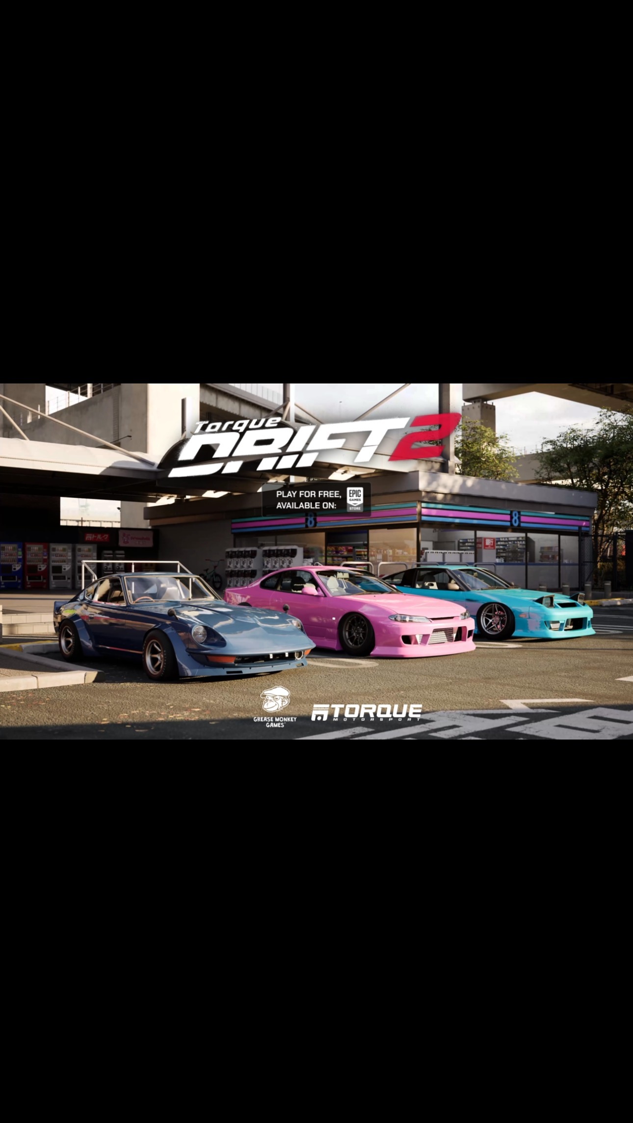 Torque Drift 2 is the official drifting game of the Formula DRIFT series! Available now on the Epic Games Store. Download the game for FREE!

Head on over to @torquemotorsport.io for all the latest game updates, exclusive partnership announcements, and motorsport content on their official Youtube channel at Torque Motorsport!