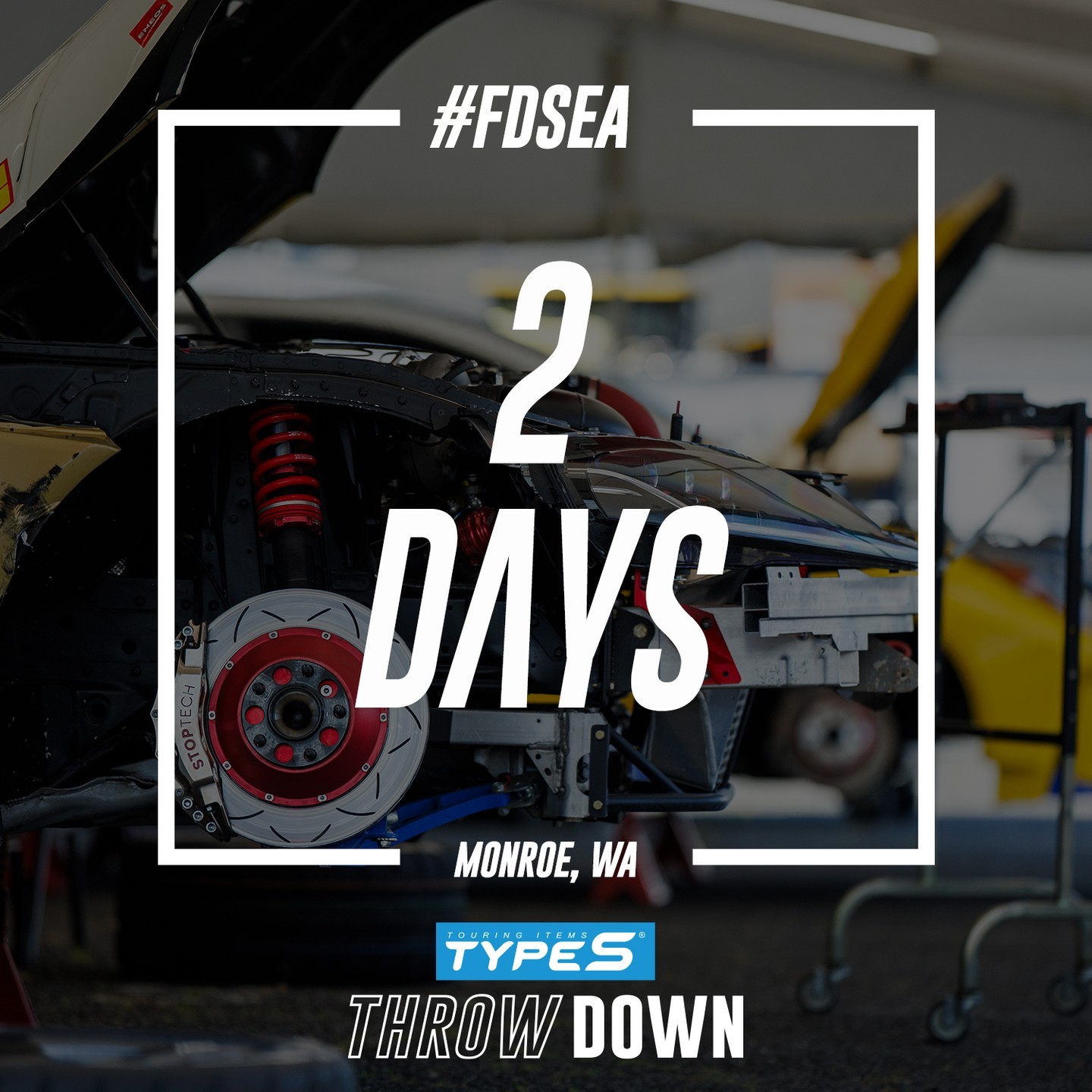 Seattle, we're almost there! 2 days to go until THROWDOWN.