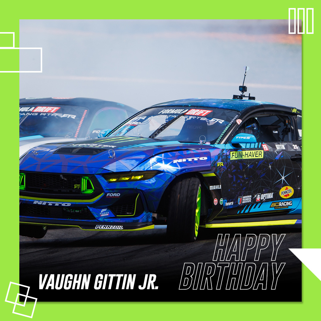 Happy Birthday, @VaughnGittinJr! 

See you at Irwindale.