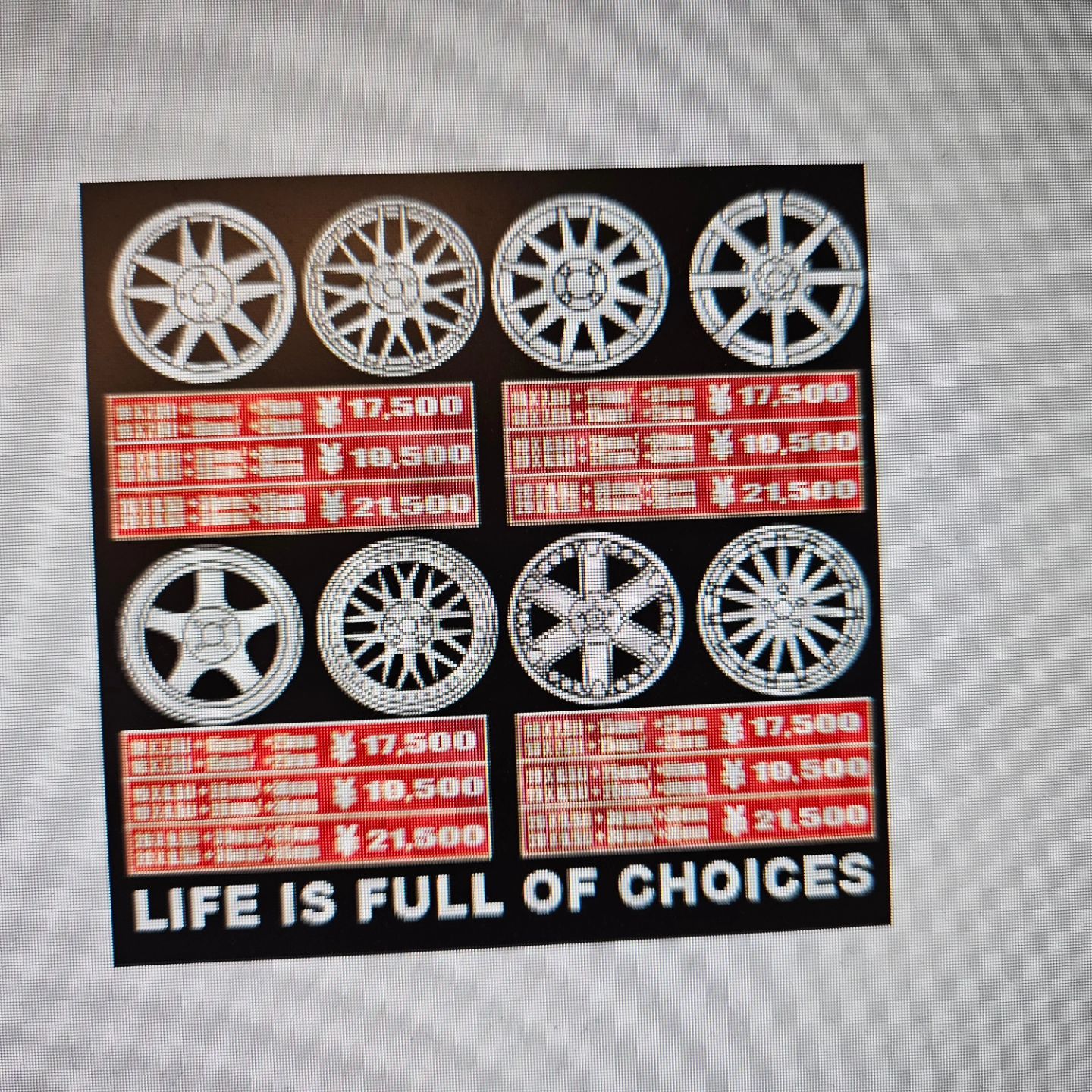 Life is Full of Choices - 2007 DRIFTING.COM Design