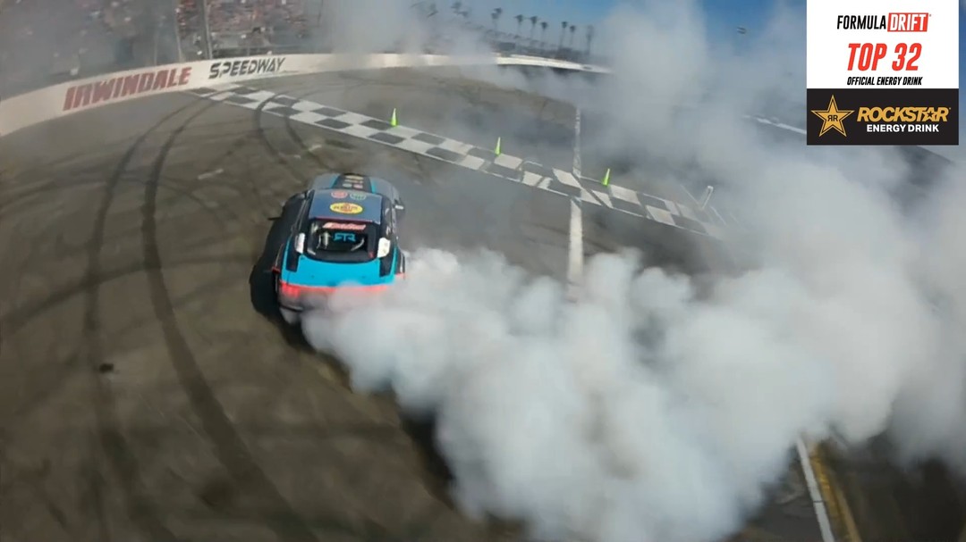 A victory lap like no other — @JamesDeane130 celebrates his 4th Championship in spectacular style at Irwindale.