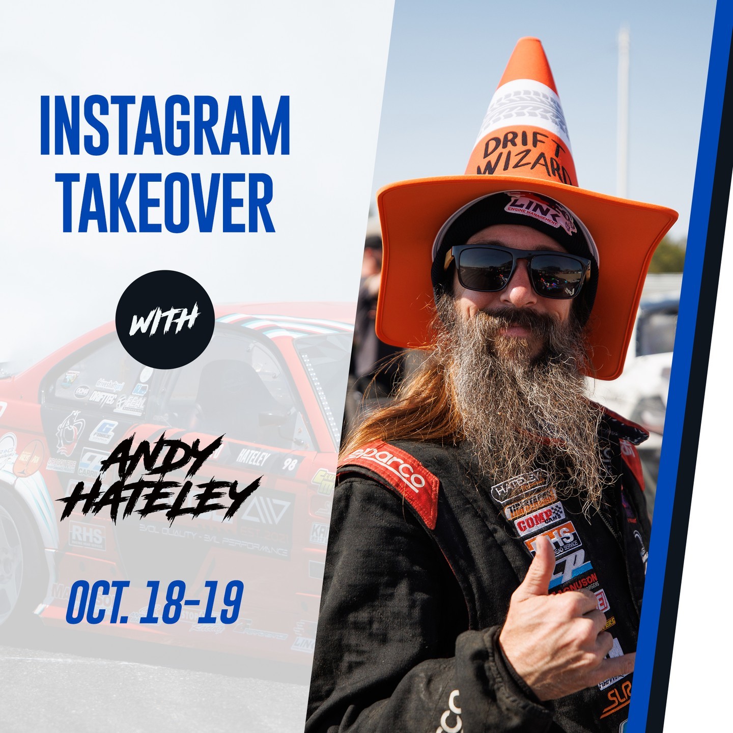 At the wheel on our IG Feed at Irwindale: it's a @HateleyDrift takeover! 🪄

Stay tuned for behind-the-scenes action all-weekend long!