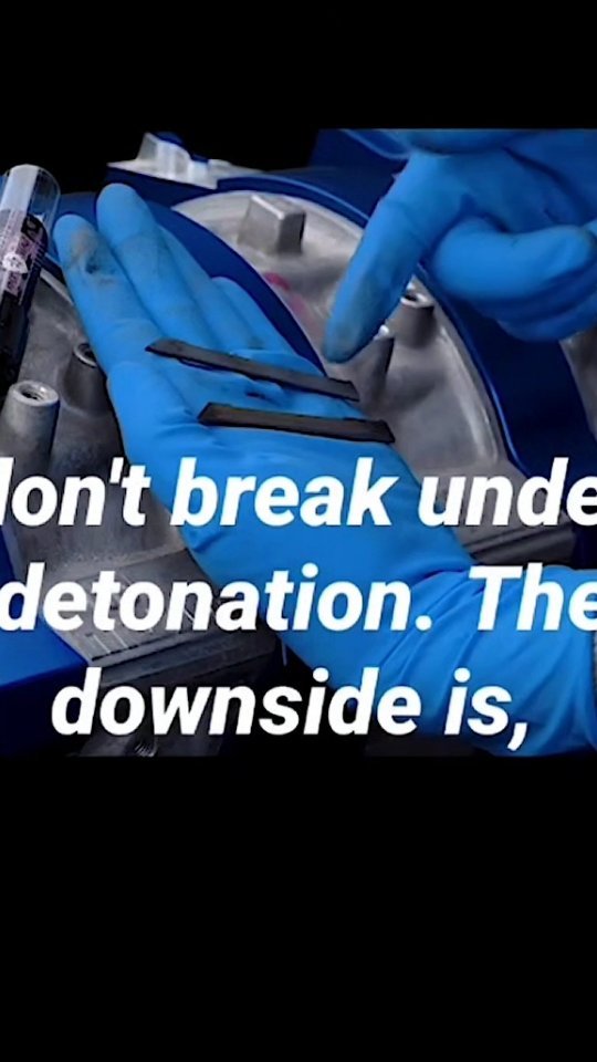 Do Not Break Under Detonation but the Downside is - Rotary Engine Apex Seal