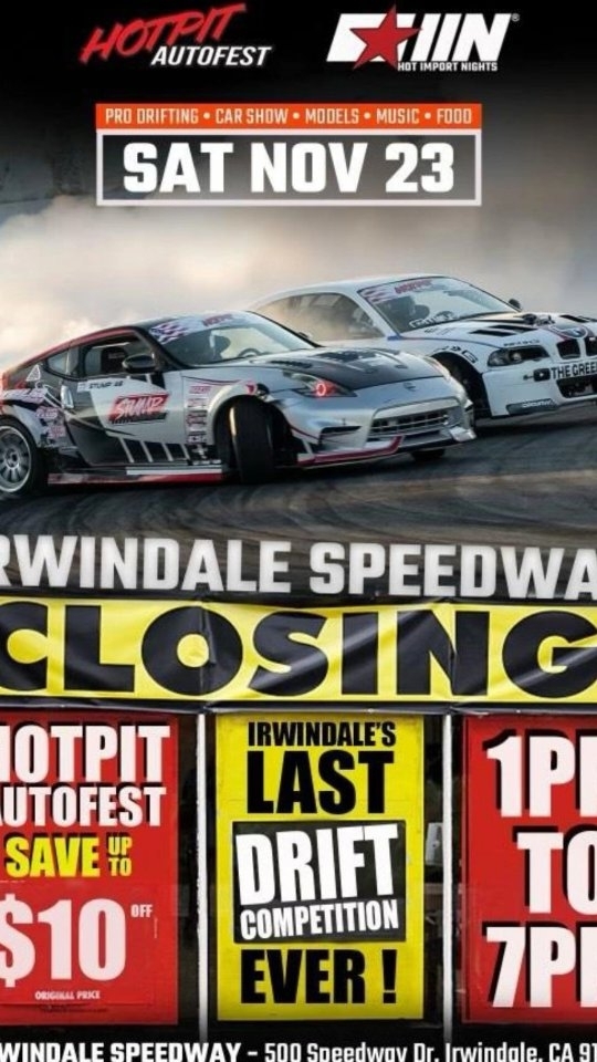 Irwindale Speedway’s LAST Drift Competition Ever