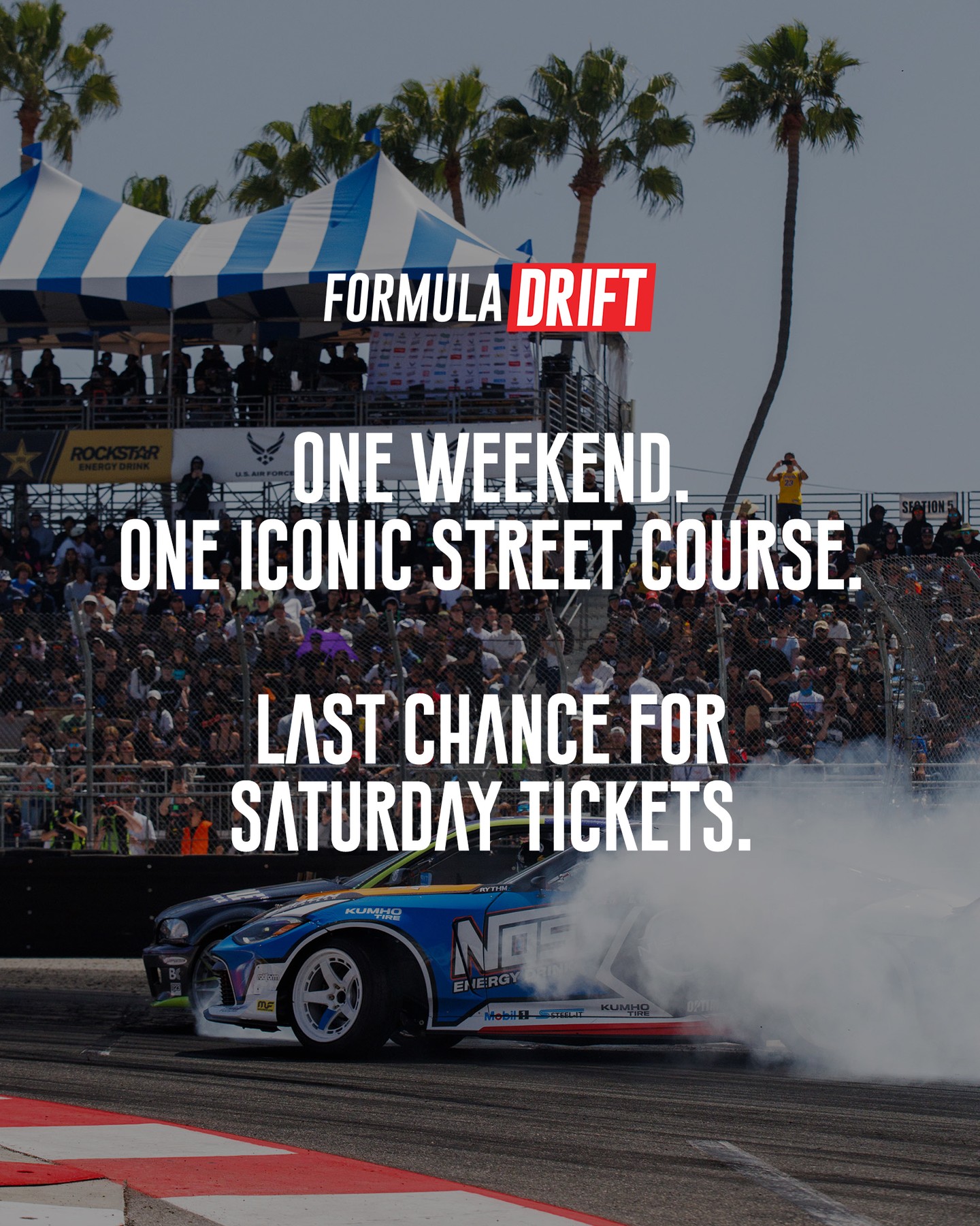 Long Beach Main Day tickets are nearly sold out, and you do not want to miss the season opener.  One of the wildest courses in the series, and some of the most committed driving all year.

Grab the last few before they're gone: (link in bio)