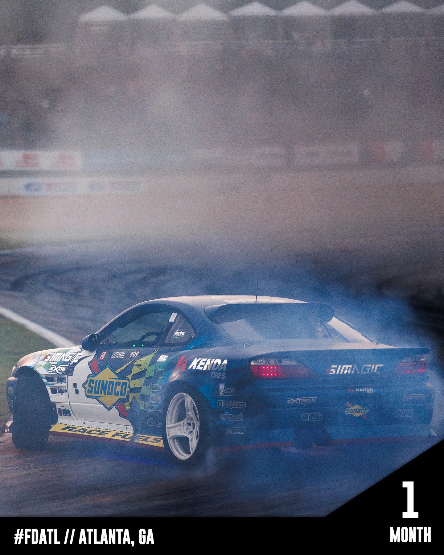 One month out from a motorsport first: FD and @GRIDLIFEofficial collide at Road Atlanta for a weekend that’ll reset the standard. Drift. Race. Repeat.

See you there on May 8-10, 2025.