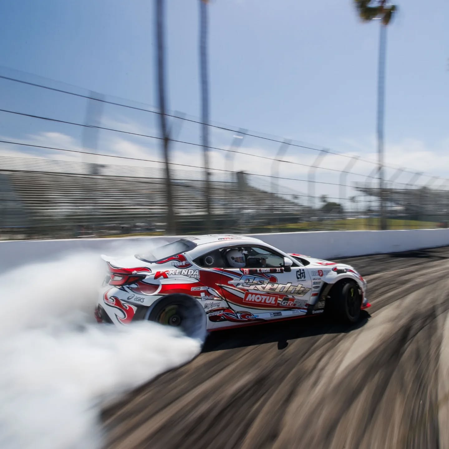 Screen grabs from your favorite racing game, but it's actually just @larry_chen_foto with cameras on the hood of his Supra.