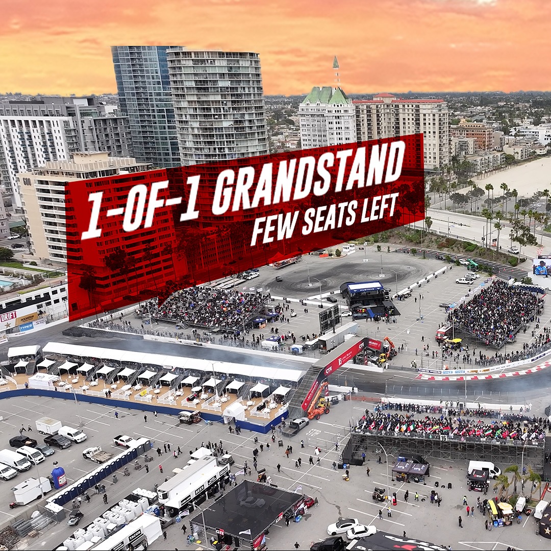 Trackside and personal — Grandstand 19 puts you up front with a straight shot at the start and OZ1. Custom audio, its own jumbotron, and private bathrooms make it a hidden gem.

Select tickets still available! Grab yours before we sell out. 🎟️