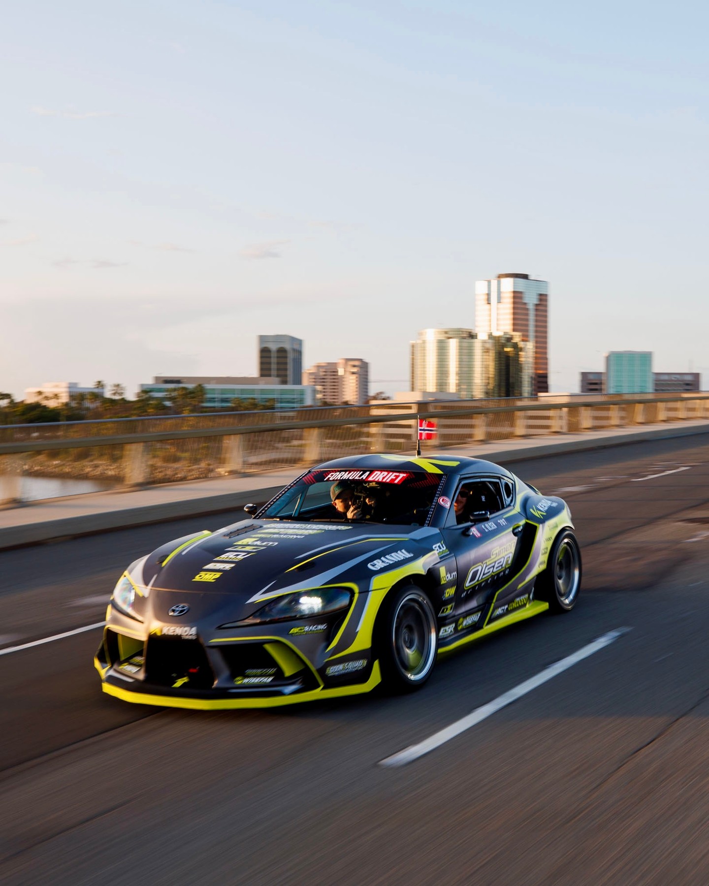 We missed this combo. @SimenOlsenDrifting | @KendaMotorsports is back in the Supra for the 2025 season!