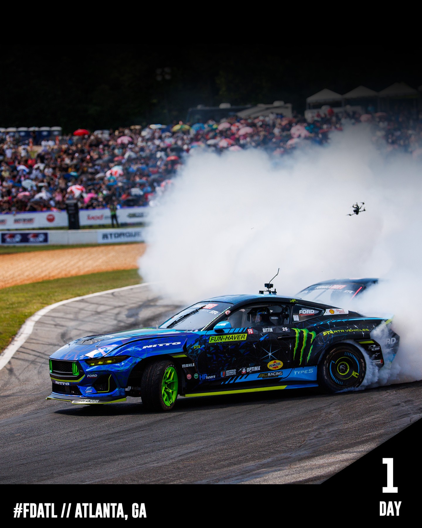 It’s loud. It’s fast. It’s tomorrow. FD × @GRIDLIFEOfficial takes over Road Atlanta for the first time ever.