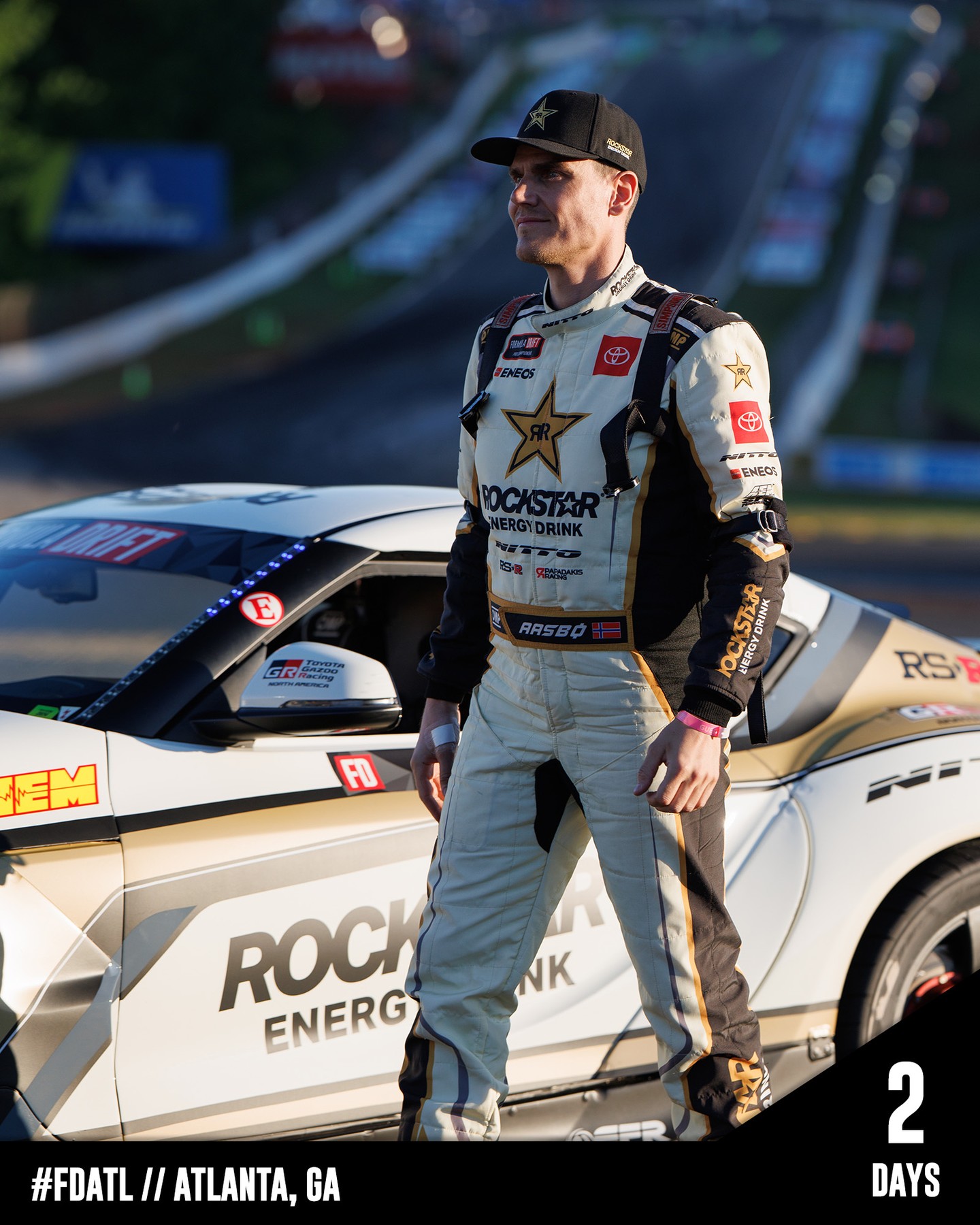 Whatever you’re doing — finish it. FD Atlanta hits in 2 days.

@FredricAasbo | @RockstarEnergy
